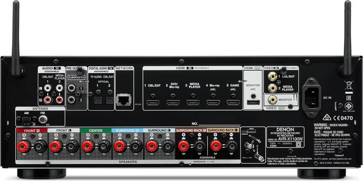 Produktbild Denon Avr-X1100w (7.2 Kanal, FM, AM)