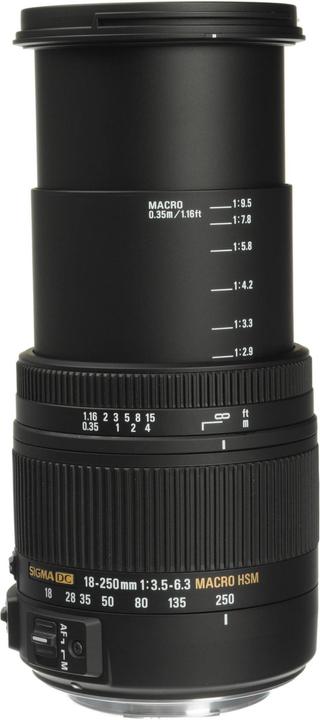 Actual product image Sigma 18-250mm, f/3.5-6.3 DC Macro OS HSM Canon - Import (Canon EF-S, APS-C / DX)