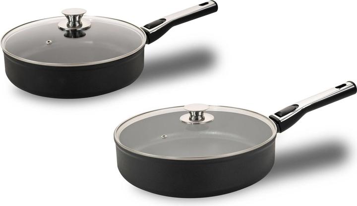 Actual product image Genius High rim pan 2 pcs, Ø 26 cm (Pan set + pot set, Ceramic)