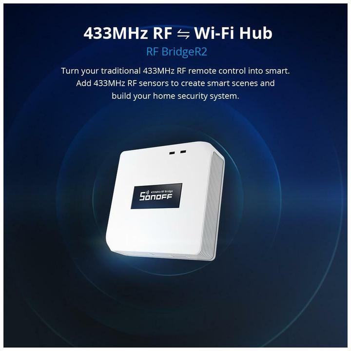 Image du produit Sonoff Passerelle BridgeR2 WiFi-RF Smart Hub