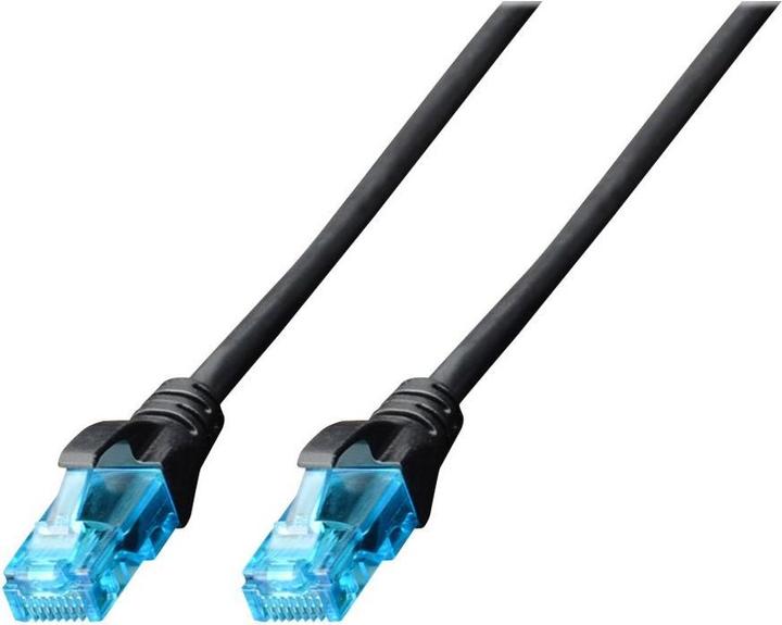Produktbild Digitus CAT5e U-UTP Patchk.,5m, SW (U/UTP, CAT5e, 5 m)