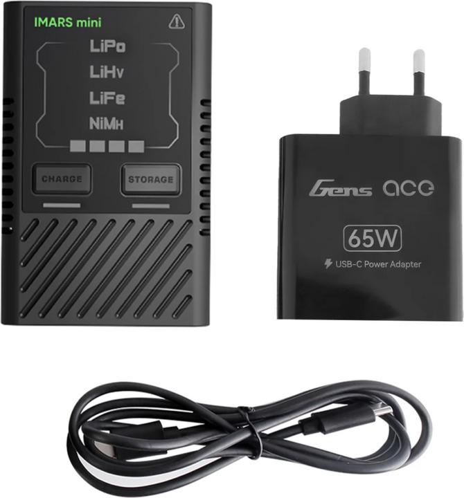Actual product image Gens Ace Charger GensAce IMARS mini G-Tech USB-C 2-4S RC (60 W)