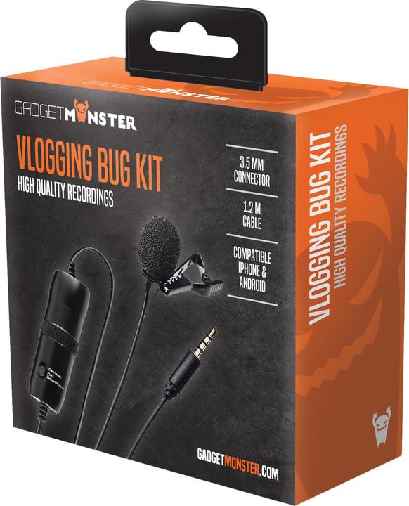 Actual product image Gadget Monster Vlogging Bug Kit GDM-1024