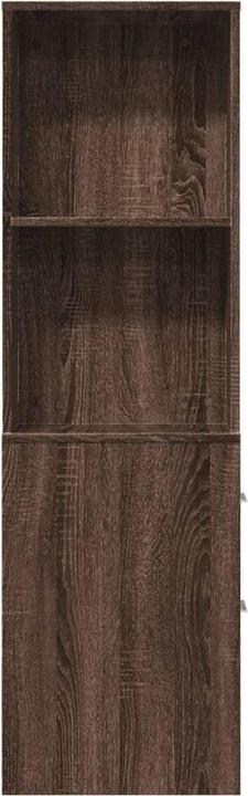 Immagine prodotto VidaXL Armadietto da bagno Armadietto alto Armadietto intermedio Rotelle strette Aspetto rovere marrone (22 x 41 x 135 cm)