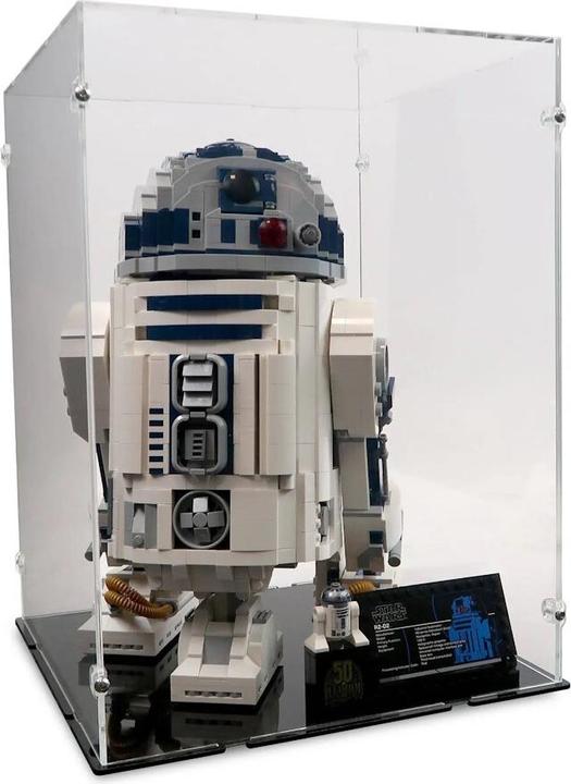 Image du produit iDisplayit Présentoir en acrylique pour LEGO® 75308 Star Wars R2-D2 (avec fond noir)