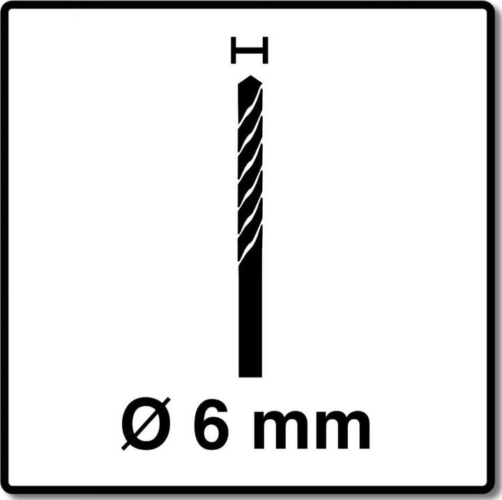 Actual product image Alpen Carbide multipurpose drill 6 m (6 mm)