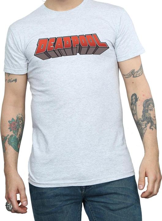 Immagine prodotto Deadpool Text Logo Maglietta Uomo (L)