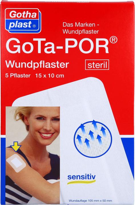 Produktbild Gothaplast GoTa-POR Wundpflaster steril 150mmx100mm, 5 St PFL (5 x)