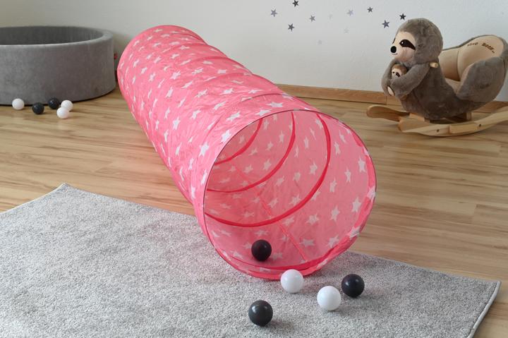 Image du produit Knorrtoys Spieltunnel "Pink white stars"