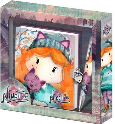 Image du produit Forever Ninette Coffret cadeau Padlock Diary et Pen Cute