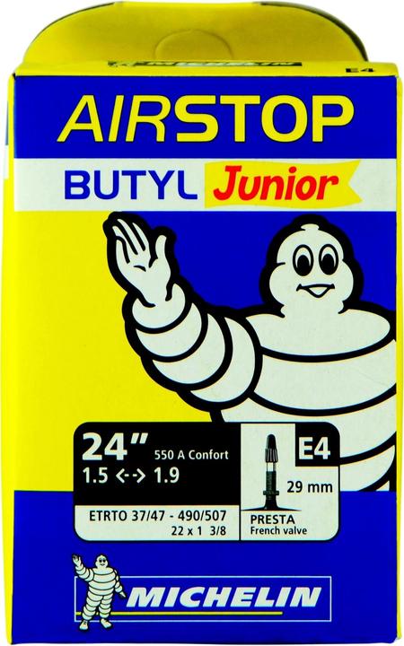 Produktbild Michelin AIRSTOP Butyl 24x1.50/1.90 Presta 29mm (Presta (SV), 29", 48.26 mm)