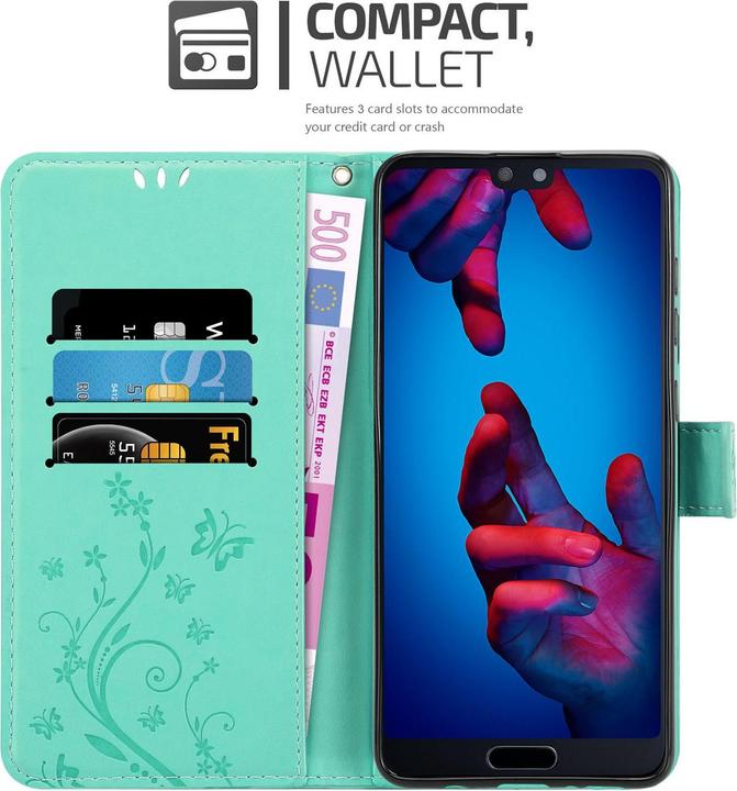 Immagine prodotto Cadorabo Copertina del libro di fiori (Huawei P20)