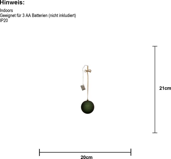 Actual product image Star Trading Glass Bauble Bliss (1 -part)