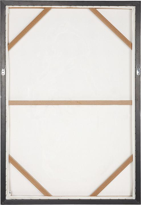 Actual product image Beliani Canvas painting with face motif pink 63 x 93 cm ASTI (63 x 93 cm)