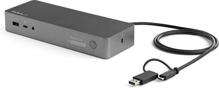 Immagine prodotto StarTech .com Universal Laptop Docking Station USB-C e USB 3.0 2x4K 100W PD (Porta di attracco (proprietaria), 3 Porti)