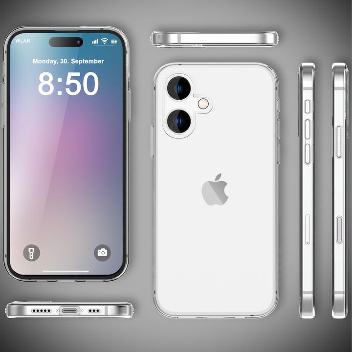 Actual product image Nalia Clear 360 degree cover (Apple iPhone 16 Plus)
