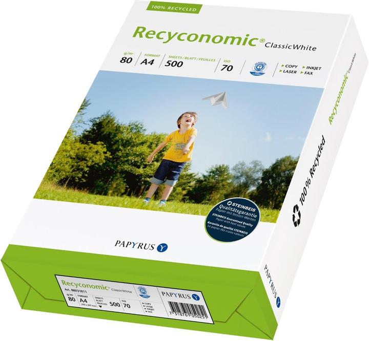 Actual product image Papyrus Recyconomic (80 g/m², 500 x, A4)