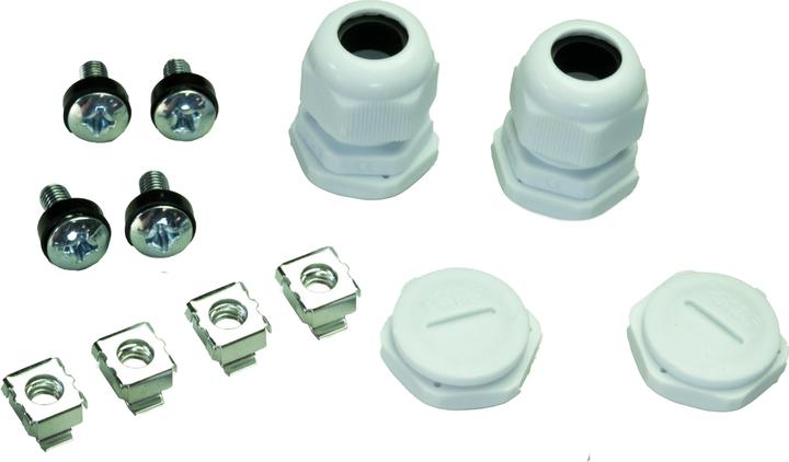 Produktbild Lightwin LWL Spleissbox, 24 Fasern, 12x DLC Multimode, 50/125µm OM3 Pigtail Spleissboxen (1.50 m)