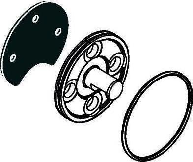 Actual product image hansgrohe HG Wall flange Croma 100 Showerpipe