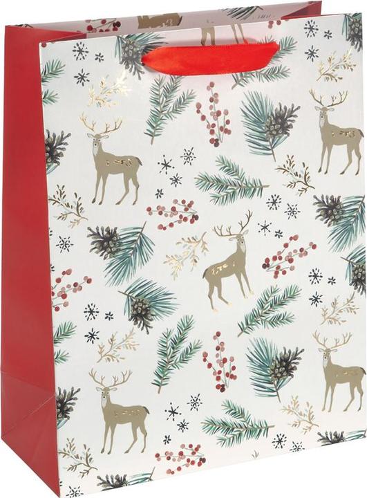 Produktbild Sigel 5 Geschenktaschen Christmas motifs watercolor Large 26,0 x 33,0 cm (Geschenkbox, 1 x)