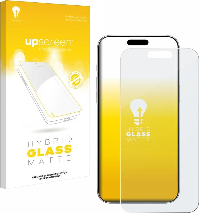 upscreen Beschermend glas Beschermende folie glas Schermbeschermer mat (1 Stuk, Apple iPhone 16)