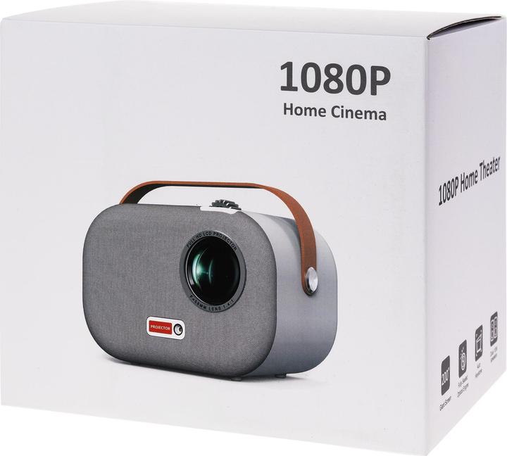 Immagine prodotto FTM Projektor Mini, ANSI-Lumen: 200 lm, Auflösung: 1920 x (Full HD, 200 lm)