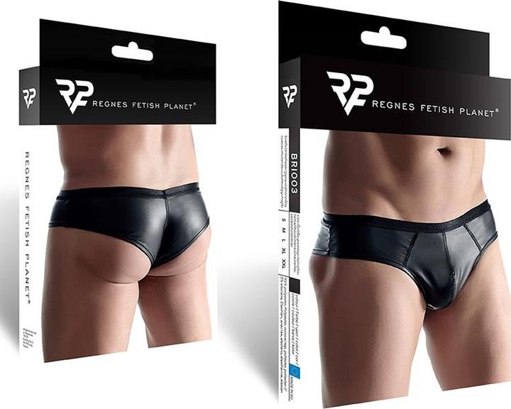 Produktbild Regnes Fetish Planet Wetlook Herren Slips im brasilianischen Stil (S)