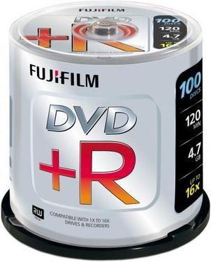 Produktbild Fujifilm DVD+R, 4.7GB, 16x, Spindel (100 x)