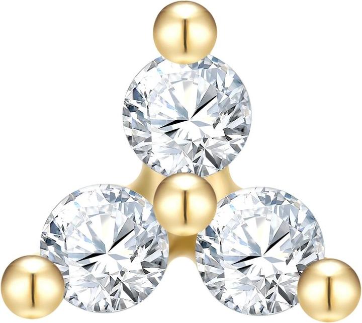 Actual product image Glanzstücke München Ladies stud earrings sterling silver - 37386 (Sterling Silver)