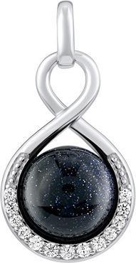 Silvego Silver pendant with blue sunstone JST14710PBG