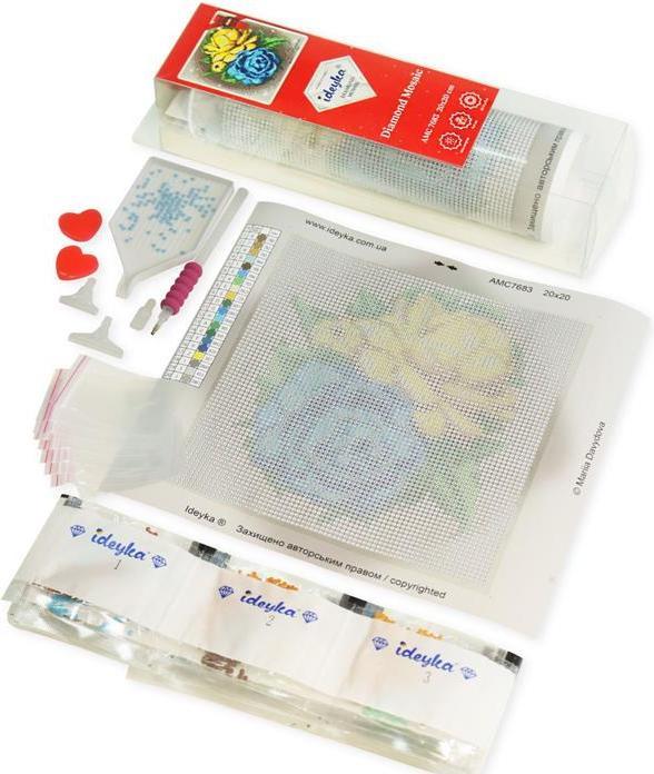 Image du produit Ideyka Diamond Painting - Tendre ami 20 x 20 cm