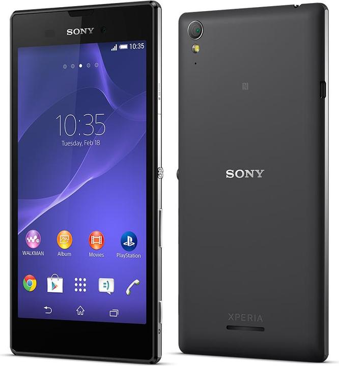 Sony Xperia T3 (8 GB, Black, 5.30", Single SIM, 8 Mpx, 3G)