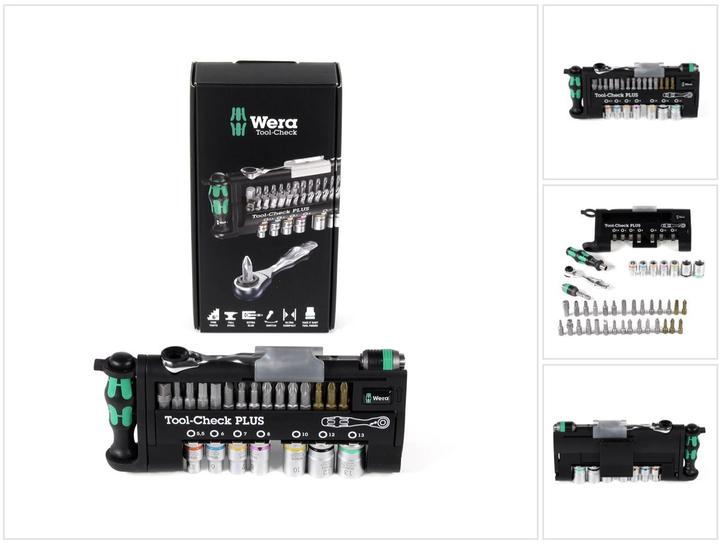 Produktbild Wera Tool-Check PLUS (Kreuz Phillips PH M2, Innensechsrund TX M20, Innensechsrund TX M25, Kreuz Phillips PH M1, Innensechsrund TX M15, Kreuz Pozidriv PZ M3, Innensechsrund TX M30, Kreuz Phillips PH M3, Kreuz Pozidriv PZ M2, Innensechsrund TX M10, Innensechsrund TX M40, Kreuz Pozidriv PZ M1)