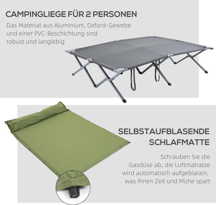 Immagine prodotto Outsunny Letto da campeggio pieghevole