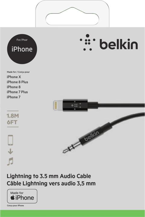 Image du produit Belkin Charge/Sync Cable (1.20 m, Lightning)