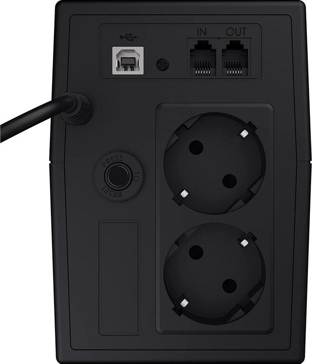 Produktbild GreenCell 600VA 360WÜberspannungsschutz 230V Black (0.60 VA, 360 W, Line-Interaktiv USV)
