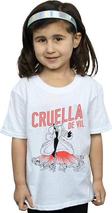Produktbild Disney Cruella De Vil Dalmatians TShirt Mädchen (152, 158)