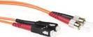 Produktbild 30 meter LSZH Multimode 62.5/125 OM1 fiber patch cable duplex with ST and SC connectors (30 m)