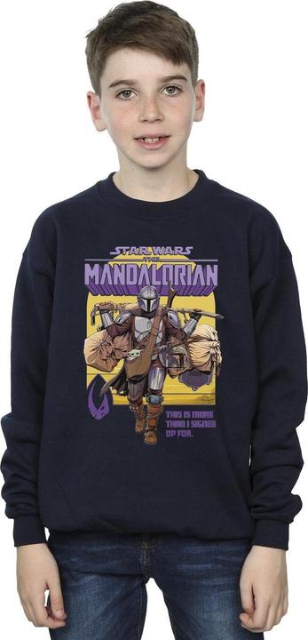 Produktbild Star Wars The Mandalorian More Than I Signed Up For Sweatshirt Jungen (128)