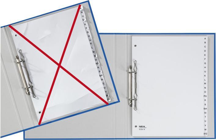 Produktbild Kolma Register A4 superstrong 1-5 5-teilig grau