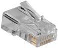 Image du produit Connecteur modulaire RJ11 (6P/4C) pour câble rond avec conducteurs torsadés. Unité : Sac 25 pcs