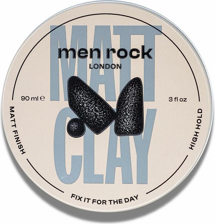 Image du produit Men Rock Men-Rock - Clay matte High Hold - Clay matte coiffante - 90ml (Pâte capillaire, 90 ml)
