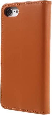 Produktbild Ueli Express iPhone SE / 8 / 7 Buch Etui Tasche Echtleder mit Kartenfach Orange (Apple iPhone SE, Apple iPhone 8, Apple iPhone 7, Apple iPhone SE (2nd Gen), Apple iPhone SE (3rd Gen))