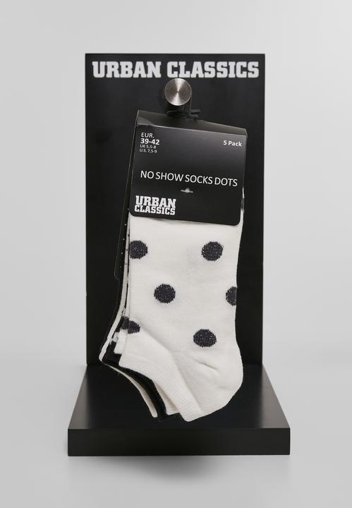 Immagine prodotto Urban Classics Calzini No Show Dots 5-Pack (Confezione da 5 pezzi, 39 - 42)