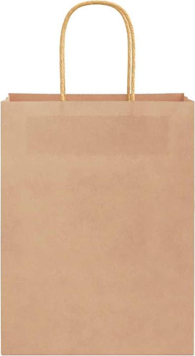 Image du produit VidaXL Sacs en papier kraft 50 pcs. avec anse Marron 22x11x28 cm Sac en papier (Pochette cadeau, 50 x)