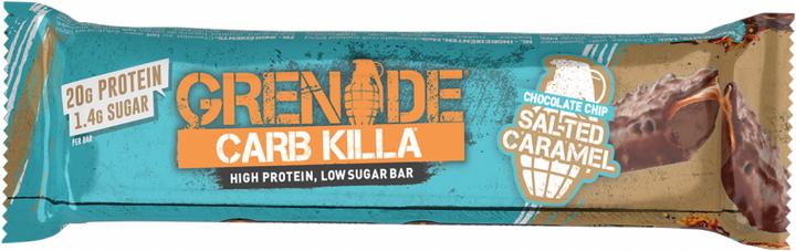 Produktbild Grenade Carb Killa Chocolate Chip Salted Caramel Proteinriegel (12x60g) (Caramel, Schokolade, Nougat, 12 Stk., 810 g)