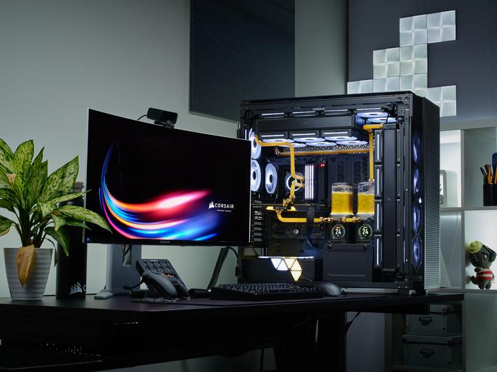 Produktbild Corsair iCUE LINK 9000D AIRFLOW TG (mATX, ATX, E-ATX, SSI EEB)