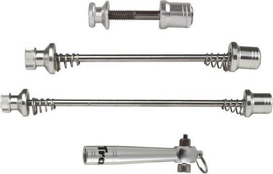 Image du produit Messingschlager Tranz-X Schnellspanner mit Diebstahlschutz Silber