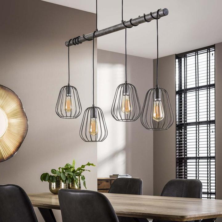 Produktbild famlights Madeleine aus Metall in Silber 4xE27 (E27)