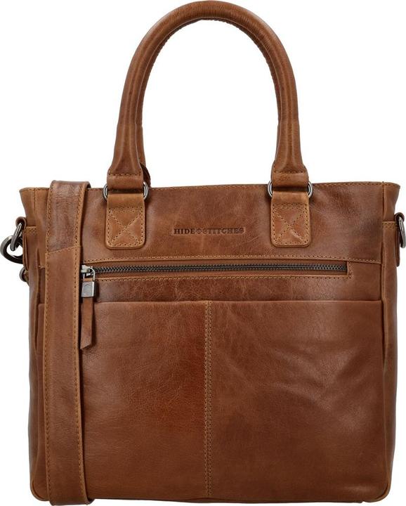 Produktbild Micmacbags Hide & Stitches Porto Handtasche - Brown - 100% Leder